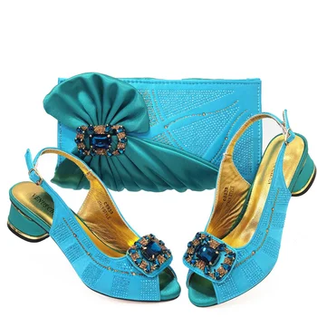 Doershownew Últimas italiano Estilo de Design de Moda Senhoras calçado com Saco de Correspondência Conjunto de 2022 Nigeriano Sapatos e Bolsa Conjunto HSD1-12