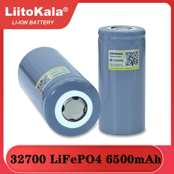 LiitoKala 3.2 V 32700 6500mAh Bateria LiFePO4 35A Descarga Contínua Máxima 55A bateria de Alta capacidade de DIY Ferramentas Elétricas