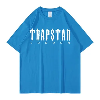 Novo Trapstar de Londres, a Roupa dos Homens T-Shirt XS-3XL Homens Mulher da moda de t-shirt dos Homens do algodão da marca t-shirt