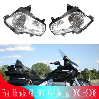GL 1800 Motocicleta Frente do Farol Farol de Luz de Cabeça da Lâmpada da Iluminação Para a Honda GL1800 Goldwing 2001 2002 2003 2004 2005 a 2008