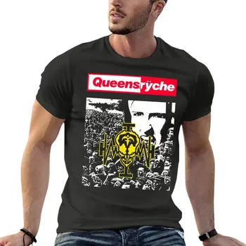 Queensryche Operation Mindcrime Progressiva Oversize T-Shirts Personalizadas Roupa masculina de Manga Curta Streetwear Tamanho Grande Tops Tee