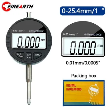 Dial Indicadores de Micrômetro de 0,01 mm 0-25.4 mm de 0,0005