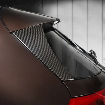 De Fibra de carbono, vidro Traseiro pára-brisa, Painel de Decoração Autocolante Guarnição Para a Mercedes Benz GLA X156 2015-18 Carro Estilo Exterior