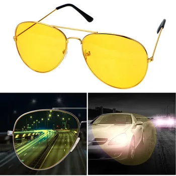 Visão Noturna Drivers De Óculos De Interior Acessório De Proteção Mudanças Óculos De Visão Noturna, Óculos Anti-Brilho Dirigindo O Carro Do Óculos
