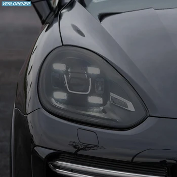 O Farol do carro Película Protetora lanterna traseira Fumê Preto Tonalidade Envoltório de Vinil TPU Adesivo Para o Porsche Cayenne 958 de 2011-Presente GTS Turbo