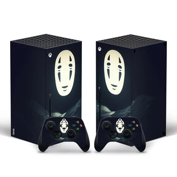 Faceless Man Estilo Xbox Série X Adesivo de Pele para o Console E 2 Controladores de Decalque Protetora Peles Estilo 1
