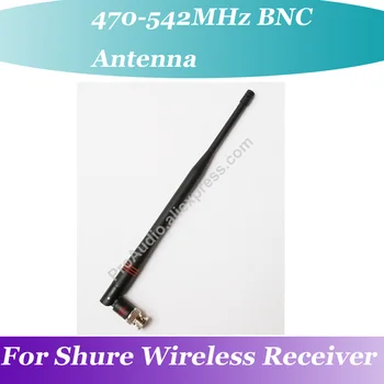 Pro 470MHz-540MHz OEM BNC Antena de Borracha para Shure U4D U4C UA sem Fio UHF Receptor acceptor