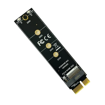 M. 2 NVMe SSD PCI-E Adapter PCI Express 3.0 x1 M Chave do Conector de Expansão de Alta Velocidade Suporte a Cartão de 2230 2242 2280 2260 Tamanho M. 2 SSD