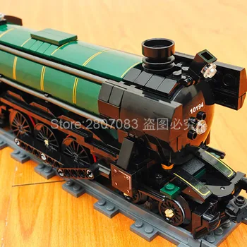 21005 Criativa Série de Especialista Emerald Night Train Modelo de Bloco de Construção 1085pcs Tijolos Brinquedos Compatível 10194