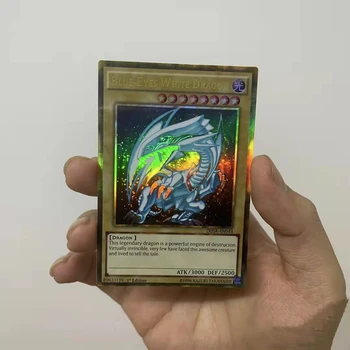 Yu-Gi-Oh TCG UR Rosto Dourado Flash Mago Escuro/Vermelho-Olhos B. Dragon/Blue-Eyes White Dragon inglês Coleção de Cartão (que Não é Original）
