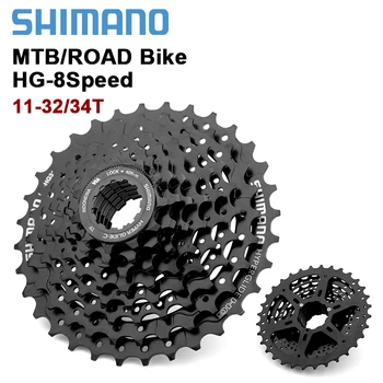 Shimano 8-velocidade de HG cassete CS-HG31-8 32T/34T mountain bike volante 8V K7 adequado para Shimano M310 8S volante preto
