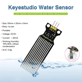 O Transporte Livre!Keyestudio Sensor de Nível de Água Gota Módulo de Detecção para o Arduino UNO R3