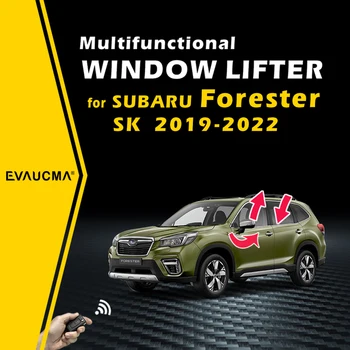 O Poder do carro 4 Windows Rolo Rolo para Baixo Com Espelho Dobrável Automaticamente Para Subaru Forester SK 2019-2021 Movimentação da Mão Esquerda