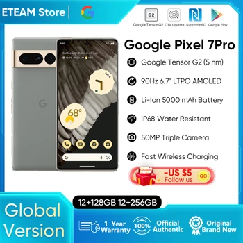 Original do Google Pixel 7Pro Versão Global 5G Desbloqueado Smartphone Pixel 7pro 6.7