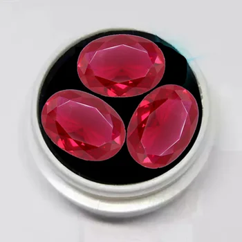 Caixa Naturais de Rubi 13x18mm Sri-Lanka Garnet Ruby Corte Oval VVS Solta a pedra preciosa Para Fazer a Jóia de Diy