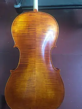 Frete grátis artesanal violoncelo 4/4 sólido de madeira natural da grão marrom violoncelo, instrumento de cordas profissional portátil violoncelo