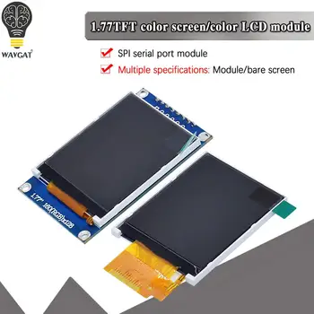WAVGAT 1.77 polegadas TFT LCD 128*160 1.77 TFTSPI tela da cor de TFT módulo de porta serial do módulo
