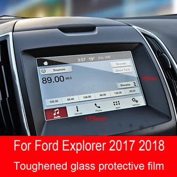 Para Ford Explorer 2017-2019 Interior do Carro GPS de Navegação de vidro temperado de filme Protetor Anti-scratc Reparação filme Accessorie Montar