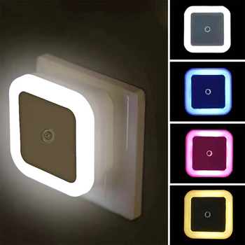 Sensor de movimento LEVOU Luz Noturna sem Fio de Iluminação Mini UE Plug EUA Nocturna Lâmpada Para Crianças, Sala de Decoração do Quarto Luzes