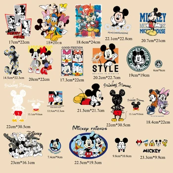 Mickey Mouse de Engomadoria Patches de Disney do Minnie Quente Transferências de Roupas Patch Cartoon DIY de Costura, Roupas de Saco Decration Adesivo de Presentes