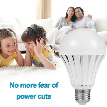 Luz de emergência Lâmpada LED 5W E27 B22 Lâmpada Recarregável Lâmpada Inteligente de Energia eficiente da Bateria Lâmpada de Iluminação de