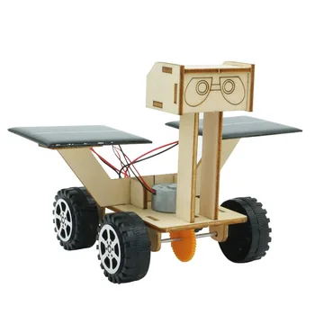 Assembleia de Energia Solar Lua Robô Rover Modelo de Experimento Científico Crianças DIY Brinquedo