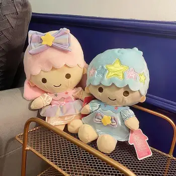 Sanrio 20Cm Pouco Twin Star Linda Kawaii Decorar Macio de Alta Qualidade Recheado de Brinquedos de Pelúcia Kawaii Presentes para Meninas Amigo das Crianças