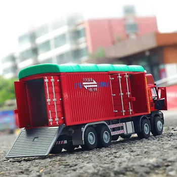Alta qualidade de 1:50 da liga recipiente de transporte de caminhão modelo de simulação de caminhão de brinquedos para crianças,atacado frete grátis