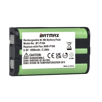 Batmax 3,6 V 1000mAh Tipo de 29 de Telefone de Bateria para Panasonic HHR-P104,HHR-P104A,KX-TGA520M,KX-FG6550,KX-FPG391,KX-TG2388B,KX-TG2396
