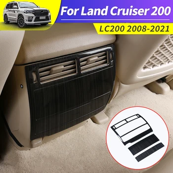 Para Toyota Land Cruiser 200 Braço de Armazenamento de Caixa de Modificação Acessórios LC200 Interior em Aço Inoxidável Saída de Ar Condicionado