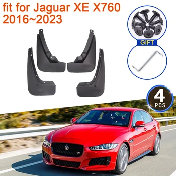 Pára-lamas para a Jaguar XE X760 2016~2023 Acessórios 2017 2018 2019 2020 2021 2022 MudFlap resguardo Dianteiro Traseiro Rodas de Fender