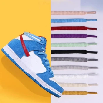 22color Esporte Branco, Sapatos de Atacadores de Sapato Candy Colors Sem Elasticidade Rodada Sapato de Caminhada Cadarços de Sapato de Cadarço Acessórios