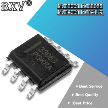 10PCS MC34063A SOP8 MC34063 SOP MC34063ADR MC34063ADR2G MC33063 MC33078 MC34119 34119 SMD IC Chipset