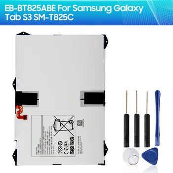 Substituição da Bateria do Tablet EB-BT825ABE Para SAMSUNG Galaxy TabS3 Guia S3 SM-T825C T825C 6000mAh Bateria Nova