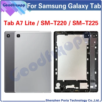 Para Samsung Galaxy Tab A7 Lite SM-T225 SM-T220 SM-T225N Tampa Traseira da Bateria Porta de Habitação de Caso Para A7Lite T220 T225 Tampa Traseira