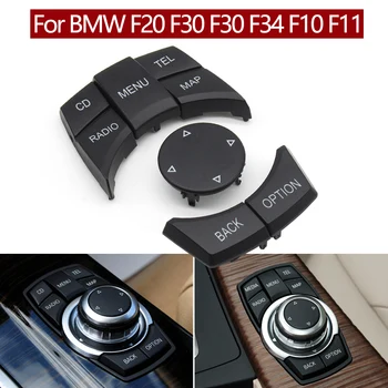 Interior do Carro CIC IDrive Botões de Controle de Multimídia Para a BMW 1 2 3 4 5 6 7 X3 X4 X5 X6 F20 F22 F30 F34 F36 F10 F02 F06 F25 F15