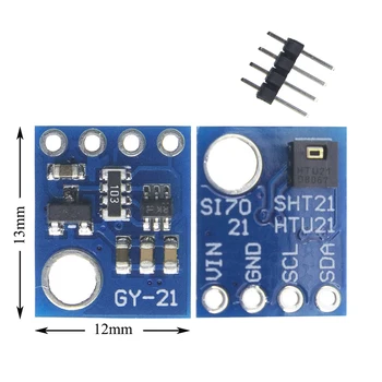 PCES 1 Sensor de Umidade com Interface I2C Si7021 GY-21 HTU21 para Arduino-Industrial-Alta Precisão