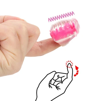 VATINE Clítoris Vibradores Dedo Vibrador Estimulador do Clitóris Feminino, Masturbação, Oral, Lambendo Brinquedos Sexuais Para as Mulheres
