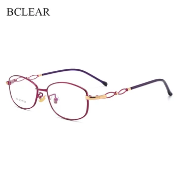 BCLEAR Moda Vintage Mulheres Óculos de Miopia Retro Óculos com Armação de Marca Design de Óculos oculos de grau femininos Novo