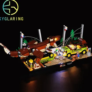 Kyglaring para 76956 T Rex de Fuga, Iluminação Led Conjunto de Brinquedos de DIY (Não Incluído Blocos de Construção)