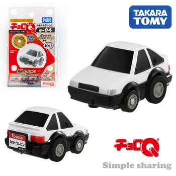 A Takara Tomy ChoroQ e-04 Toyota Corolla Levin(AE86) w/Versão Inicial Item de Bónus (ChoroQ Moeda)
