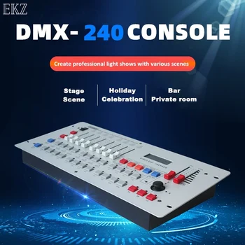 DMX 512 Controladora Console Mixer Painel de 240 Canais de Efeitos de Iluminação de Operador de Equipamento Equipamento de Mover a Cabeça de Luz da Fase