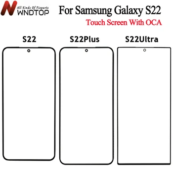 Para Samsung Galaxy S22 Digitador Da Tela De Toque De Vidro Do Sensor Para Samsung S22 Mais S22 Ultra Touchscreen Frontal De Vidro Exterior