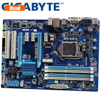 GIGABYTE GA-B75-D3V Desktop placa-Mãe B75 Socket LGA 1155 i3 i5 i7 DDR3 32G ATX UEFI BIOS Original B75-D3V Usado