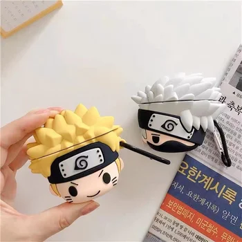 Anime Naruto, Hatake Kakashi Airpods Figura Bonito De Crayon Shin-Chan Airpods 3 Caso De Brinquedos Acessórios Presentes De Natal