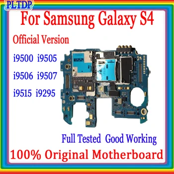 Samsung Galaxy S4 i9500 i9505 i9506 i9507 i9515 i9295 placa-Mãe Com total chips+Android Sistema, 100% Original placa Lógica