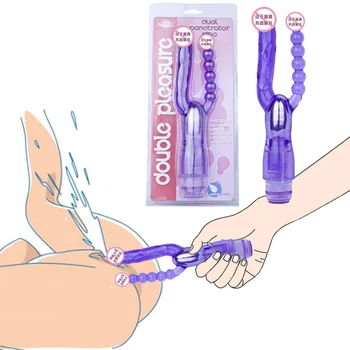 G-spot Plug Anal E Vibrador Recarregável Vibrador para Dupla Penetração Brinquedos Sexuais Para as Mulheres Estimulador de Clítoris Fidget Brinquedo do Sexo Para Feminino