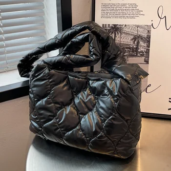 Alta capacidade de bolsas para mulheres de 2022 no inverno macio, saco de Espaço de design de luxo Bolsa de Lona bolsa saco saco do mensageiro do Ombro Sacos de carteira