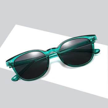 Moda, Moda, Homens e Mulheres de Óculos de sol Clássicos Redondos de Armação de Plástico Óculos de Sol Retro Design da Marca Unissex Sol Espelho Uv400