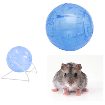 Bom 1 pc Brinquedos do animal de estimação f pequenos animais 12cm/14,5 cm de Plástico Colful de Execução Sobre a Esfera do Exercício Clara f Hamster Mouse Taxa de Brinquedo